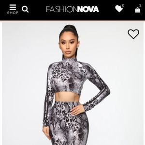 Fashion Nova Wild 2 Piece Set